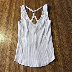 FREE PEOPLE light lavender tank top, size extra small, sample